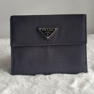 Black Canvas Prada wallet